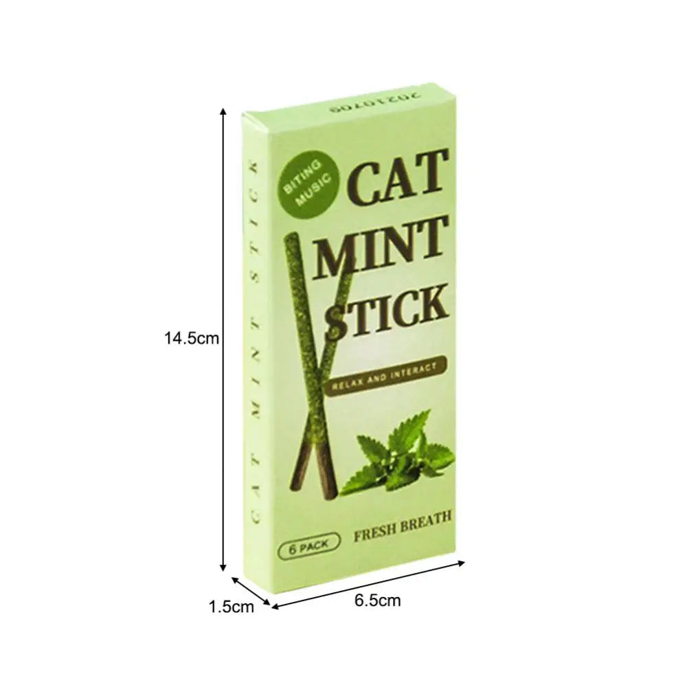 Natural Silvervine Catnip Chew Toy Stick for Teethcleaning