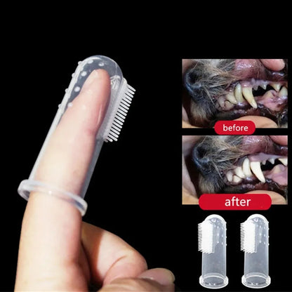 Dog Toothbrush - Pet Dental Health Fingerbrush