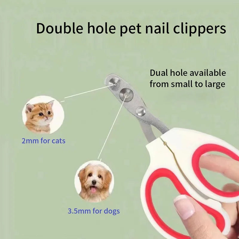 Professional Nail Clippers for Small Cats and Dogs (Stainless Steel) Trimmer