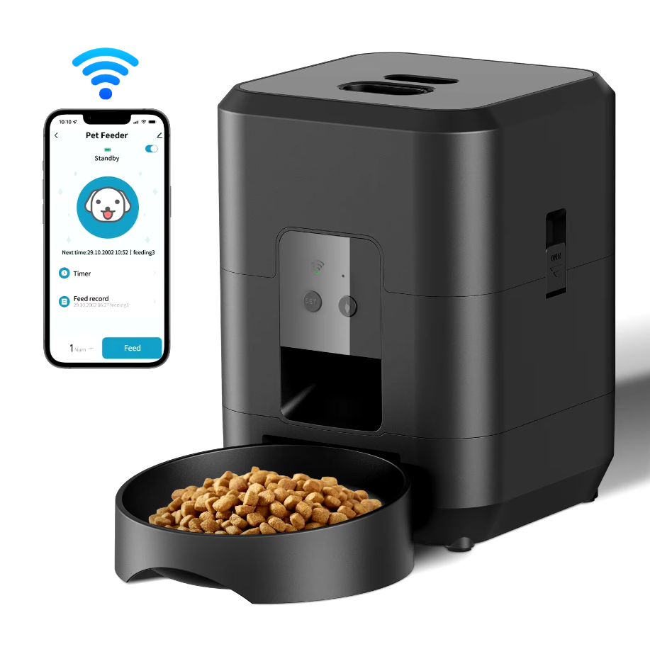 Smart Automatic Cat Feeder | Wi-Fi & Manual Control